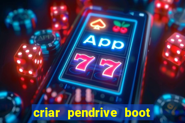 criar pendrive boot windows 10